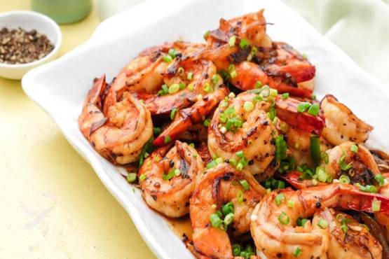 Peppered Prawns